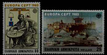 Greece 1459-60 MNH Europa CEPT-83 SCV11.50