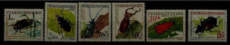 Czechoslovakia 1144-49 MNH Insects SCV15