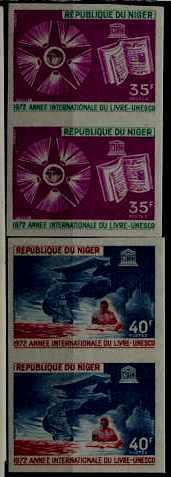 Niger 252-53 MNH imperf.pairs Book year