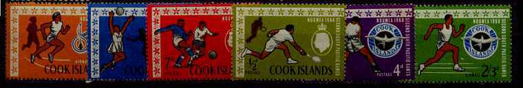 Cook isl 175-78/C10-11 MNH Sport SCV1.25