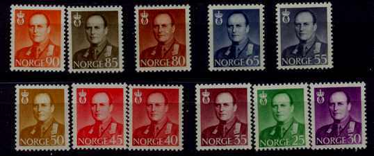 Norway 360-69 MNH SCV38.55