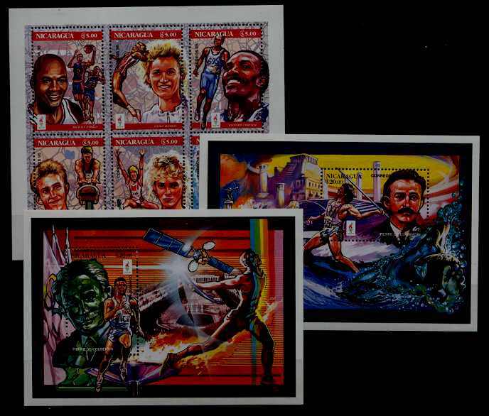 Nicaragua 2120-22 MNH Olympic-96 SCV21