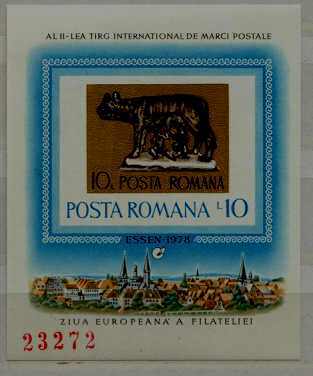 Romania Mi.bl.155 MNH s/s Europe/Animals