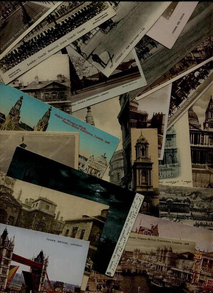 UK 65 viewcards London pre-1940
