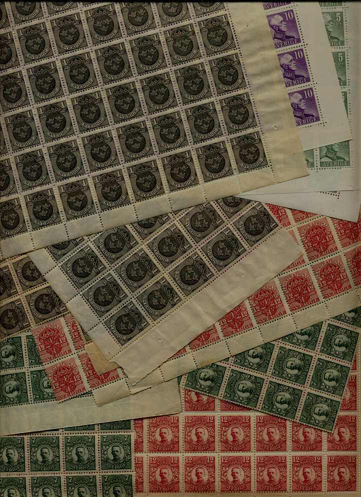 Sweden 2700+ MNH values pre-1950