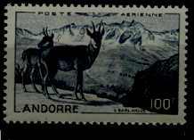 Andorra Fr. C1 MNH Animals/Chamois SCV87.50