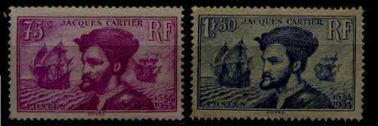 France 296-97 MNH Discovery of Canada SCV210