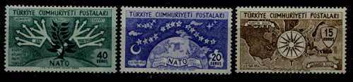 Turkey 1127-29 MNH Nato SCV19.50