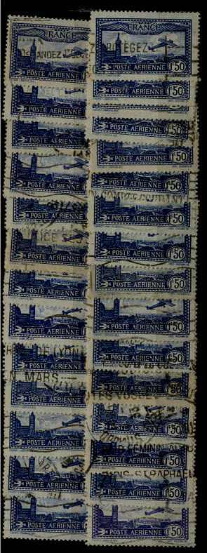 France C6 used/29x SCV65