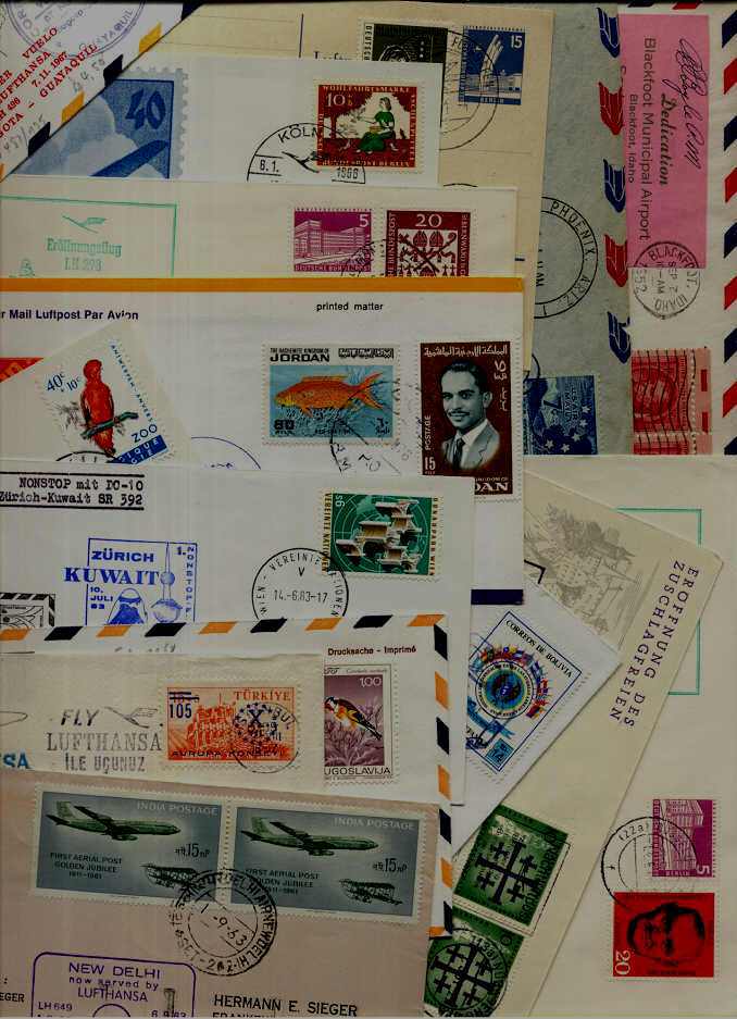 Worldwide 15 covers/cards Aviation/1952-83