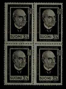 Finland 245 MNH bl.of4 P.Svinhufvud SCV2