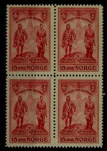 Norway 274 MNH bl.of 4 Pilot training center SCV4