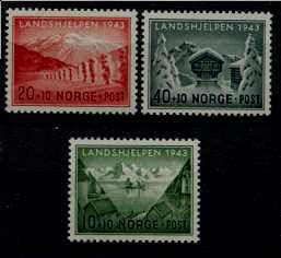 Norway B32-34 MNH SCV5.75
