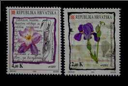 Croatia 192-93 MNH Flowers SCV3.25