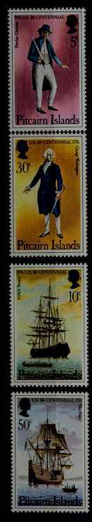 Pitcairn 156-59 MNH US bicent. SCV3.50