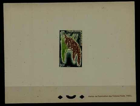Malagasy 314 MNH epruve sheet Rice
