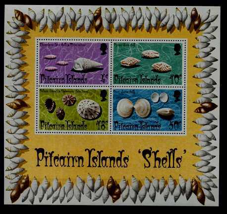 Pitcairn 140a MNH s/s Shells SCV12