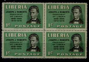 Liberia 328 MNH bl.of 4 J.Roberts SCV1