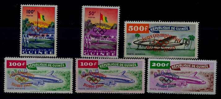 Guinea 201-02/C24-26 MNH Olympic-60 SCV100.25