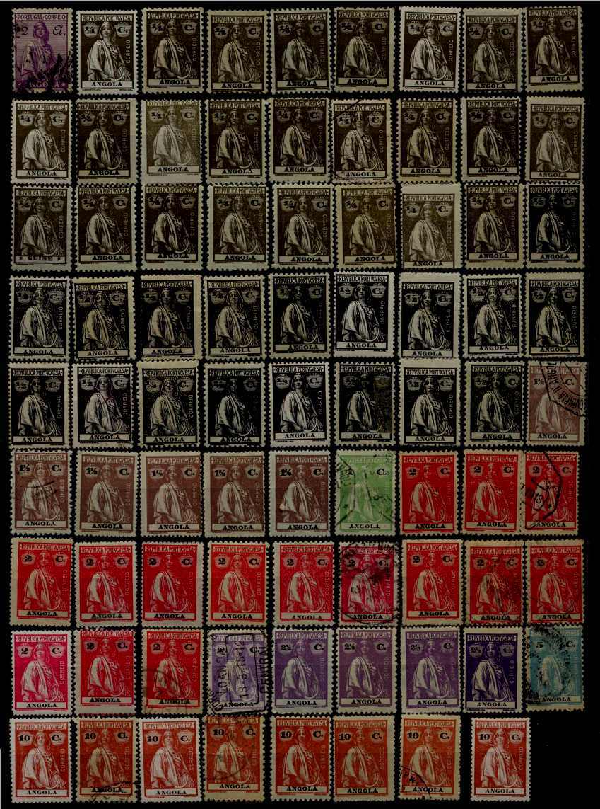 Angola 80 used/mint values Ceres