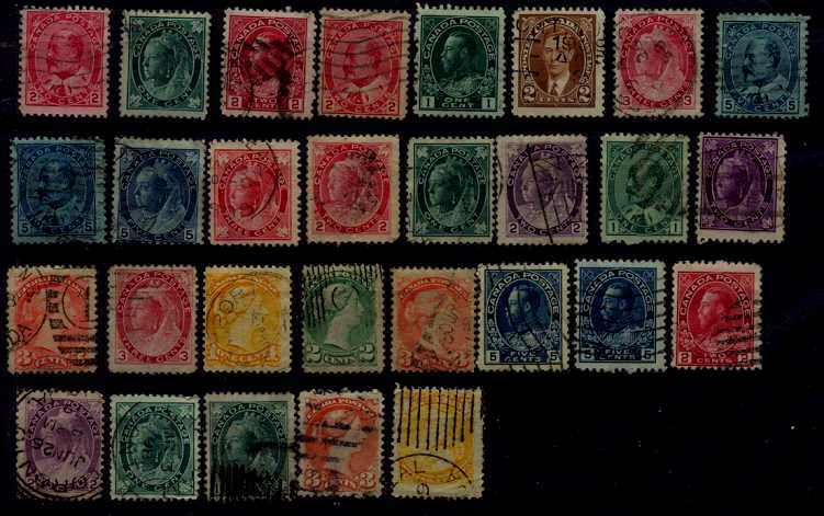 Canada 29 used values pre-1925