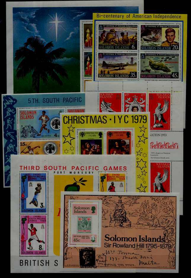 Solomon isl. 7 diff. MNH s/s