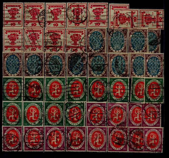 Germany Reich 105-08/ used/12x SCV72