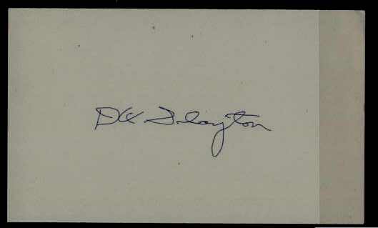 USA white card Space signed Slayton