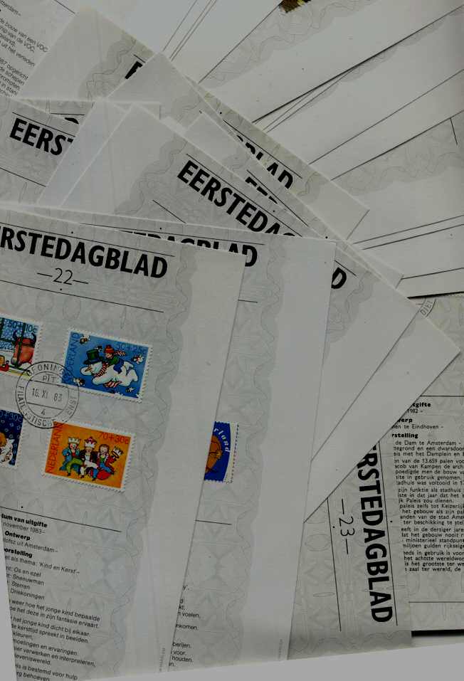 Netherlands 58 diff. first day sheets 1980-91
