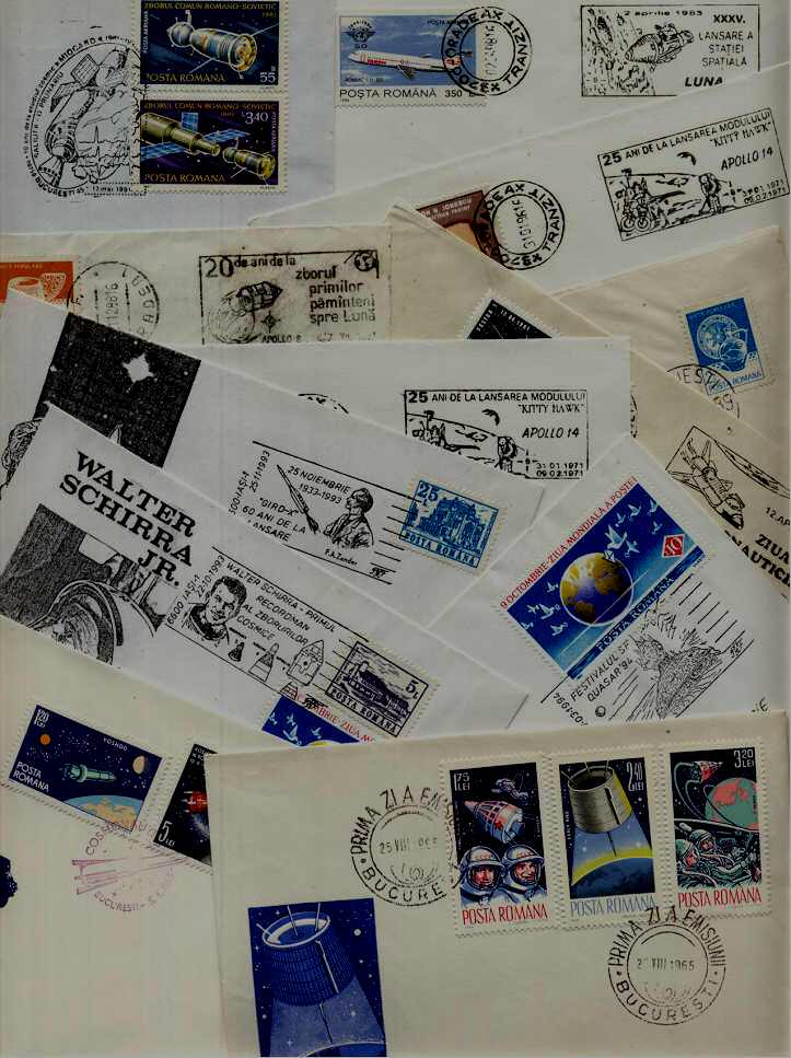 Romania 12 covers/cards Space (2)+