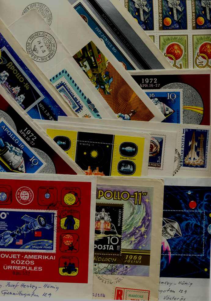 Hungary 13 covers/cards Space