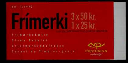Iceland 878 MNH booklet Trains SCV14.50