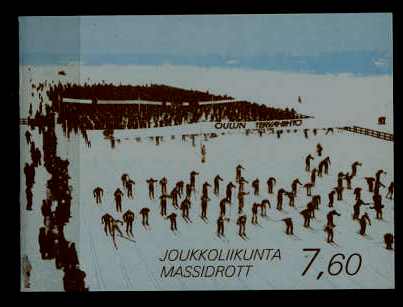 Finland 793 MNH booklet Sport SCV4.50