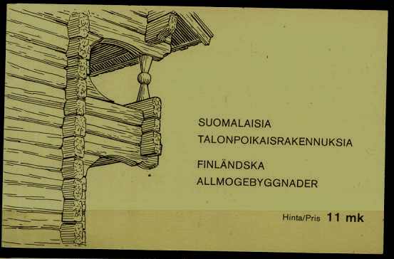 Finland 626 MNH booklet Farm houses SCV6