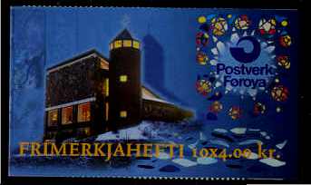 Faroes 294 MNH booklet Church SCV15