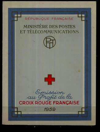 France B337a MNH booklet Red Cross-59 SCV30