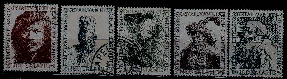 Netherlands B291-95 used Painting/Rembrandt SCV18.75