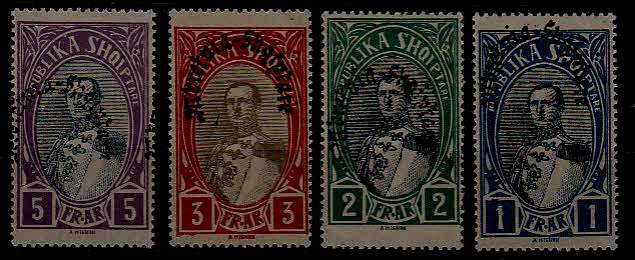 Albania 234-37 MH SCV18