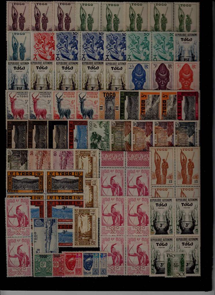 Togo 80 mint values pre-1960 (24)