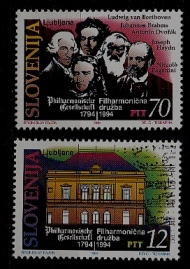 Slovenia 204-05 MNH Music SCV1.70