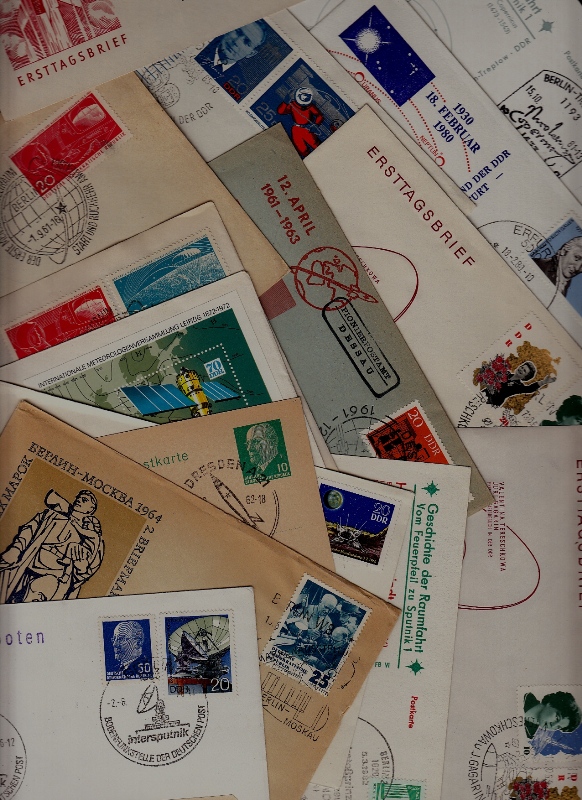 Germany (DDR) 15 covers/cards Space (8)