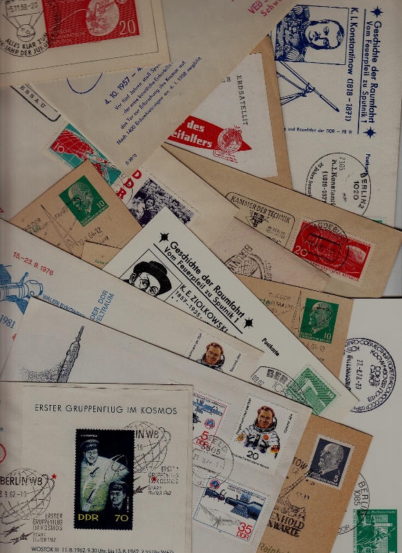 Germany (DDR) 15 covers/cards Space (16)