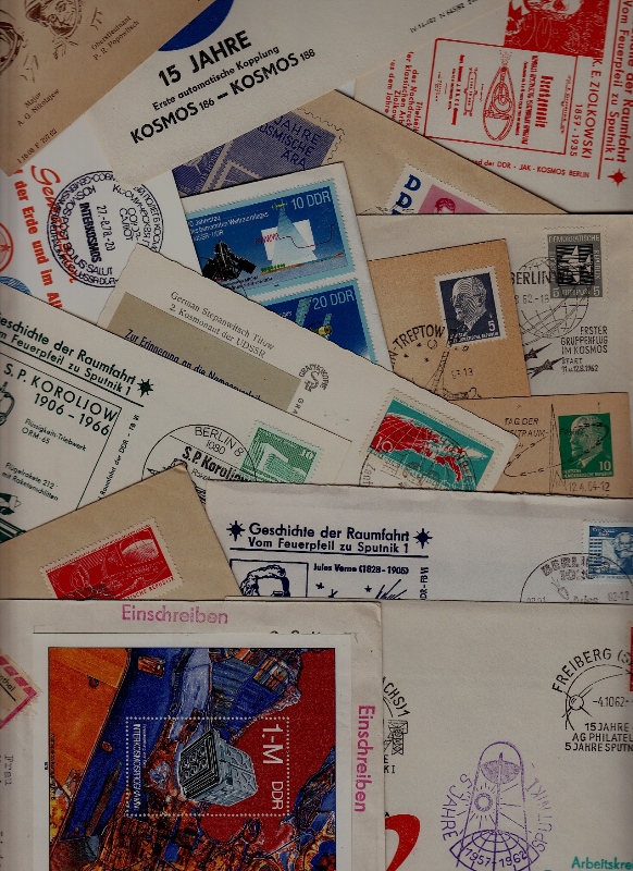 Germany (DDR) 15 covers/cards Space (17)