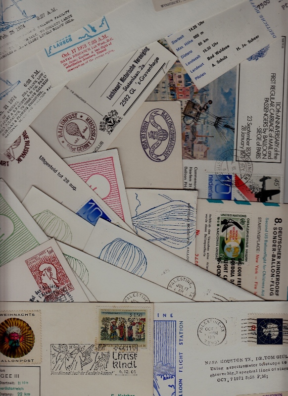 Worldwide 18 covers/cards Balloon mail (7)