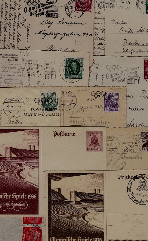 Germany/Austria 10 covers/cards Olympic-36