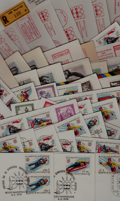 Austria 110 covers/cards Olympic