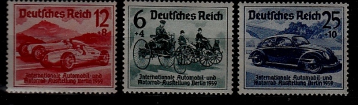 Germany Reich B134-36 MNH Cars SCV82.50