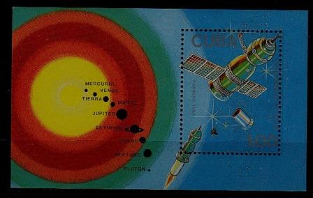 Cuba 3024 MNH s/s Space SCV4.25