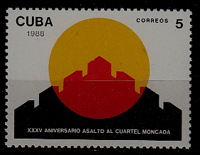 Cuba 3055 MNH Moncada barracks SCV0.30