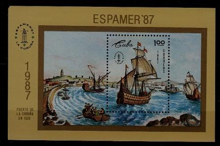 Cuba 2964 MNH s/s Ships SCV4.50